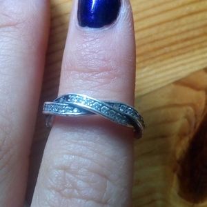 Pandora Twisted Lines Ring